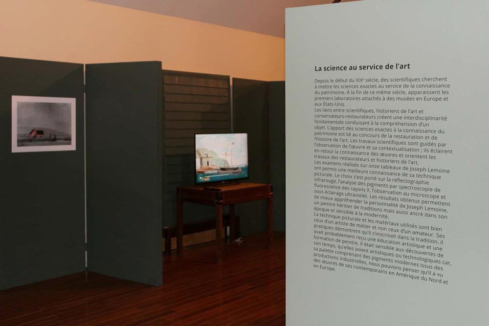 Reproduction, vidéo scientifique & texte mural, scénographie de l'exposition – Musée de l'Arche